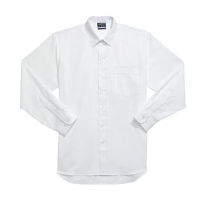 White Long Sleeve School Shirt