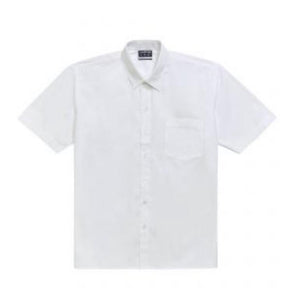 White Short Sleeve School Shirt