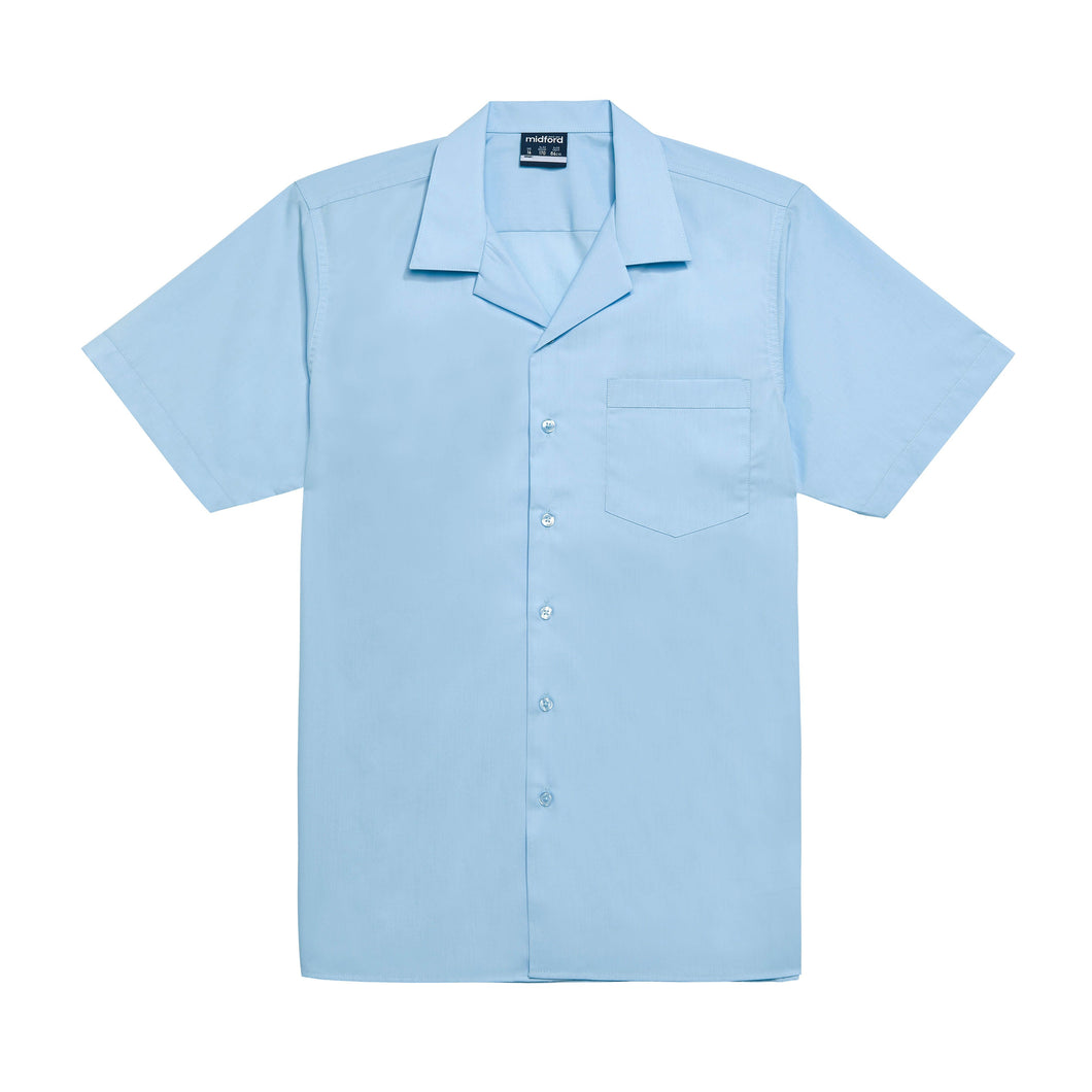 Boys Short Sleeve Open Neck School Shirt